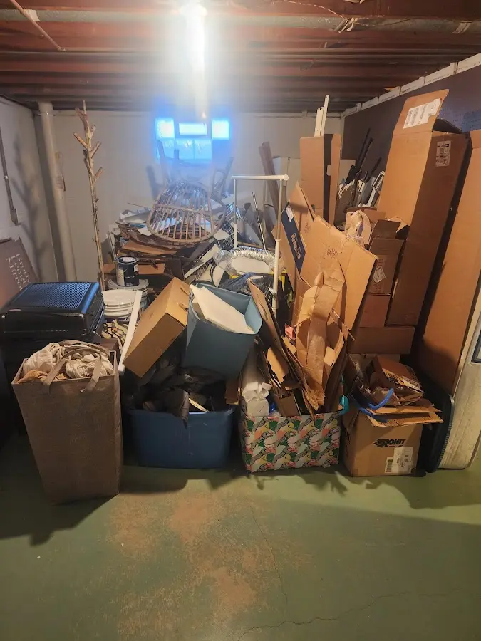 Roll-off dumpster container at job site for Construction Dumpster Rental in Canisteo